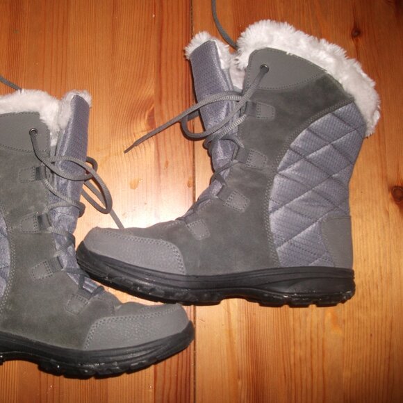 Columbia Ice Maiden II Snow Boot Size 8.5 Waterproof Like New - Picture 3 of 6